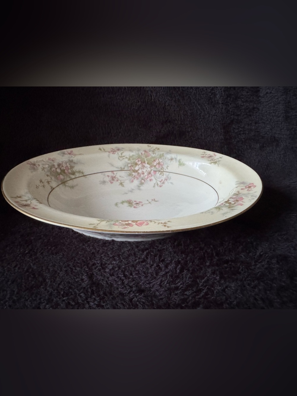 Theodore Haviland New York Apple Blossom 9” Oval Vegetable Serving Bowl